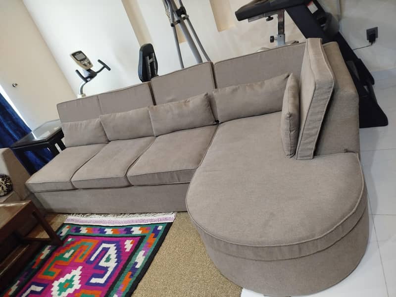 Premium 7-Seater L-Shape Corner Sofa Set – Excellent Condition 5