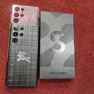 Samsung Mobile S22 Ultra with box