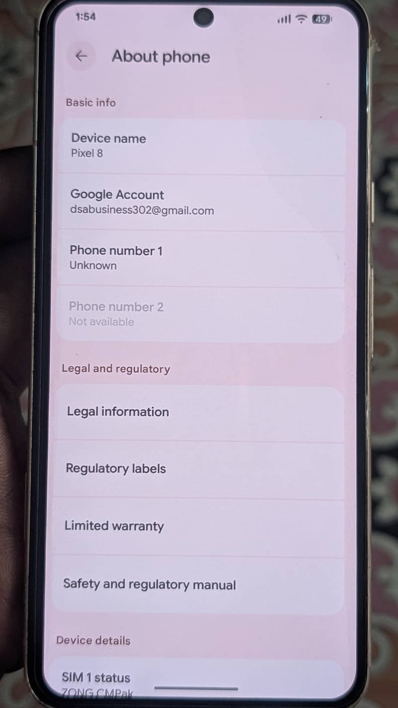 GOOGLE PIXEL 8 8