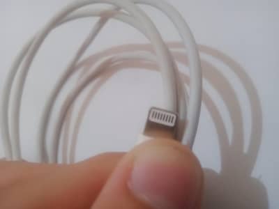 iPhone cable used few days