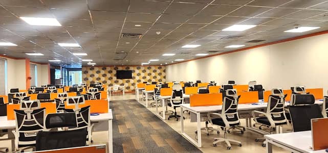 Main Road New Ready IT Office 3000 Sqft with AC , Power Backup ,Lift etc for rent in I-9