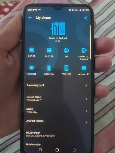 Tecno Spark 7T