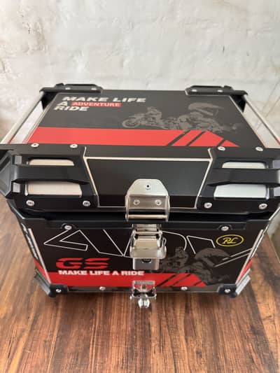 Aluminum Top Box Black 45L