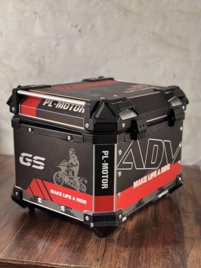 Aluminum Top Box Black 45L