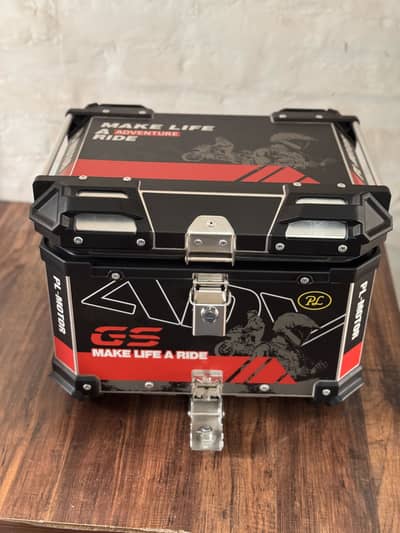 Aluminum Top Box Black 45L