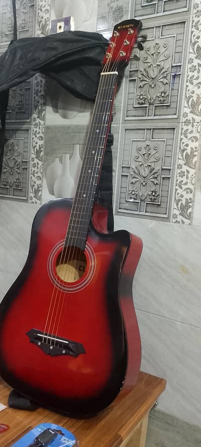 Sunburst Acoustic Guitar