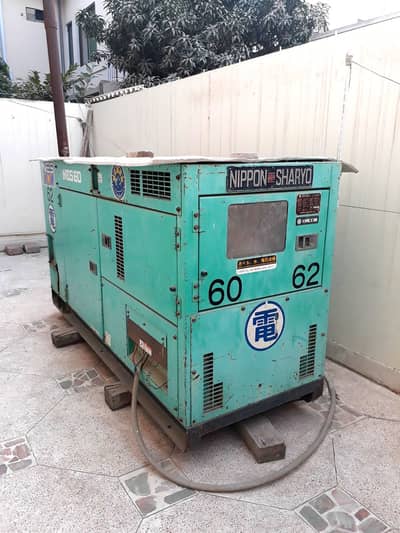 Japanese Nippon Sharyo 60kVA Generator Hino Japan Diesel Engine GenSet