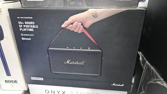 Marshall Kilburn lll wireless Bluetooth portable Speaker Black