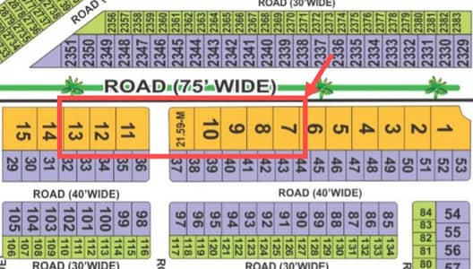 1 Kanal Residential Plot (Half Possession Paid & Transfer free) For Sale In Crystal Block Park View City Lahore