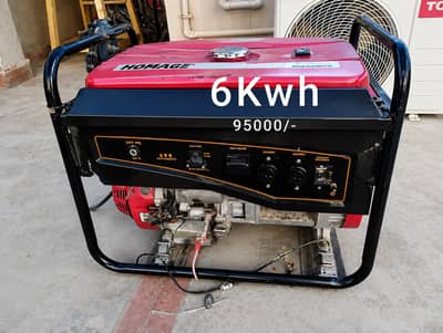 Homage 6 kWh Generator | Self Start | Gas Kit Installed | Excellent