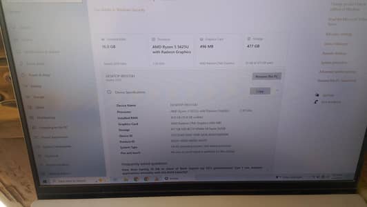 Dell Ryzen 5 laptop for sale