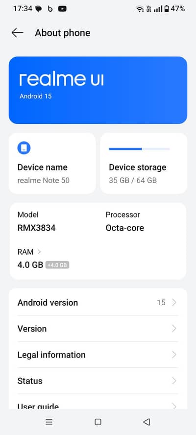 Realme Note 50