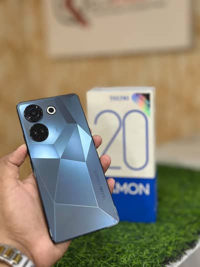 Tecno Camon 20 8gb Ram 256gb Storage With Box  & Charger