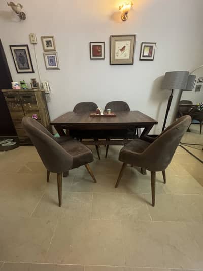4 seater wooden dining for sale