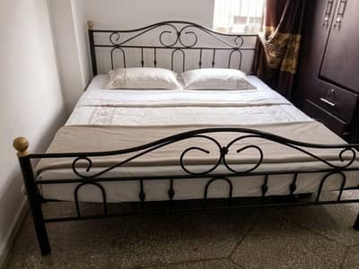 Premium Iron Double Bed – Strong, Stylish & Durable
