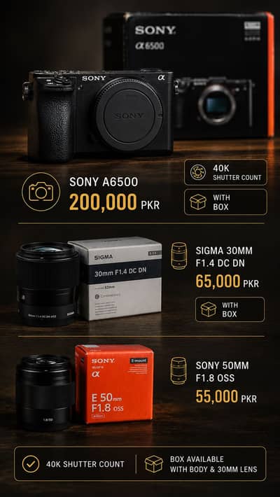 Sony A6500 | Sigma 30mm 1.4 | sony 50mm 1.8