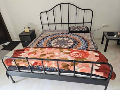 Bed Set | Ikea Bed | Iron Bed | Ikea Steel Bed For Sale
