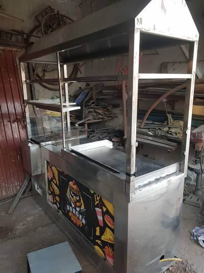 Burger shanwarma counter + fryer for sale