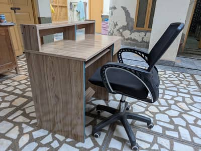 Laminated Study/Computer Table and Office Chair