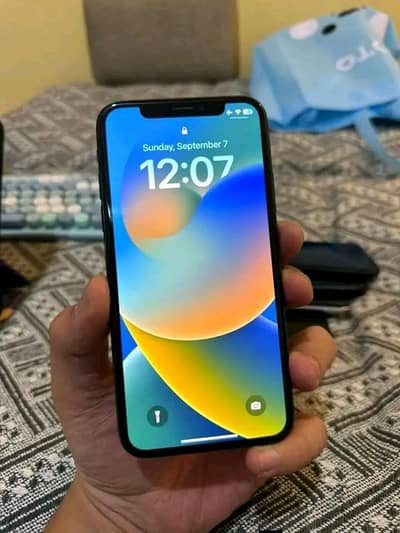 Iphone X PTA approved 256gb My Whatsapp number 0329-89-46-538