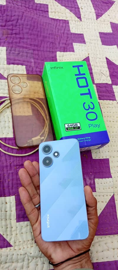 Infinix Hot 30 Play.  sealed Mobile Orignal Panel