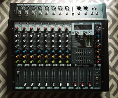 8 CHANNEL K-AUDIO ORIGINAL MIXER ( BRAND NEW )