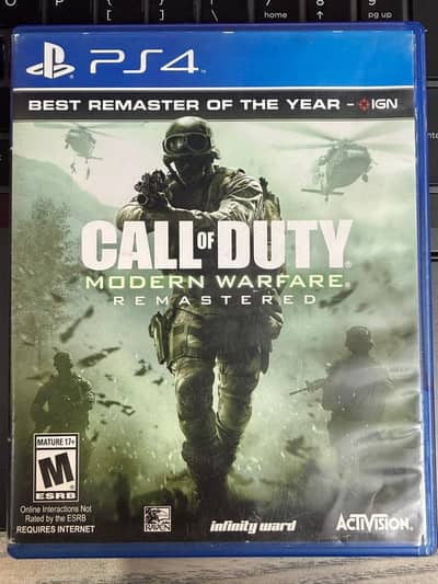 Call of Duty: Modern Warfare Remastered (PS4) – Original Disc