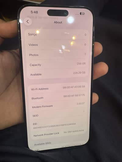 Apple iPhone 15 Pro Max 256