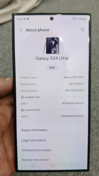 Samsung Mobile S24 Ultra