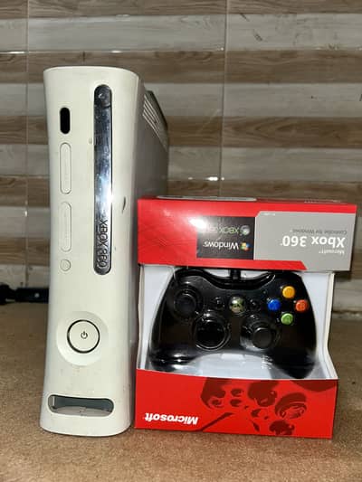 Xbox 360 & Orignal Controller 100 games xbox one/ps4/ps3/ps5