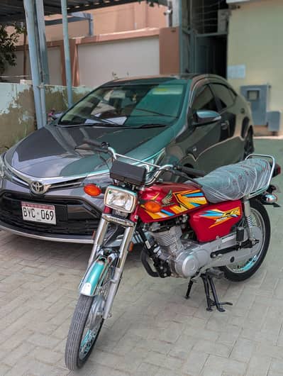 HONDA CG 125 Karachi number