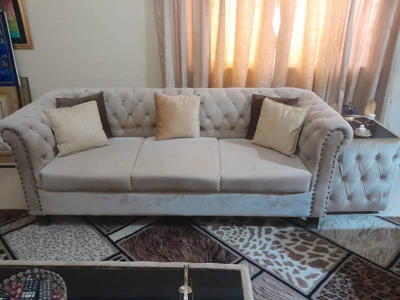 sofa set . . dining table set . . dividers setup 1