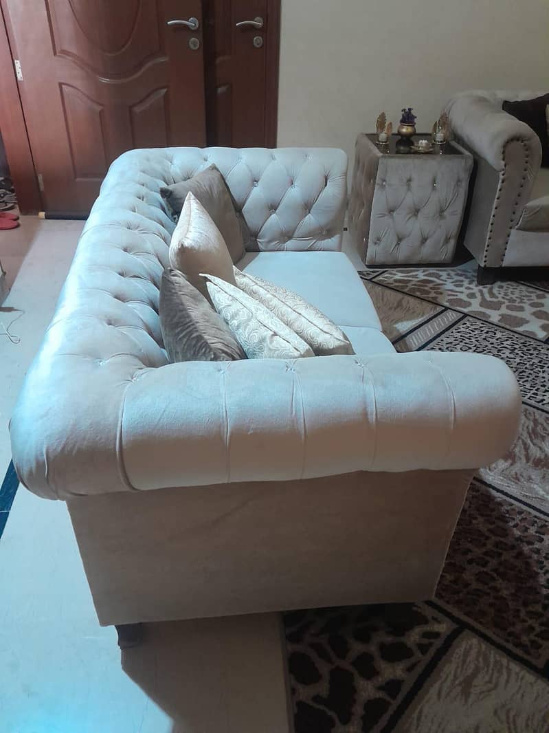 sofa set . . dining table set . . dividers setup 4