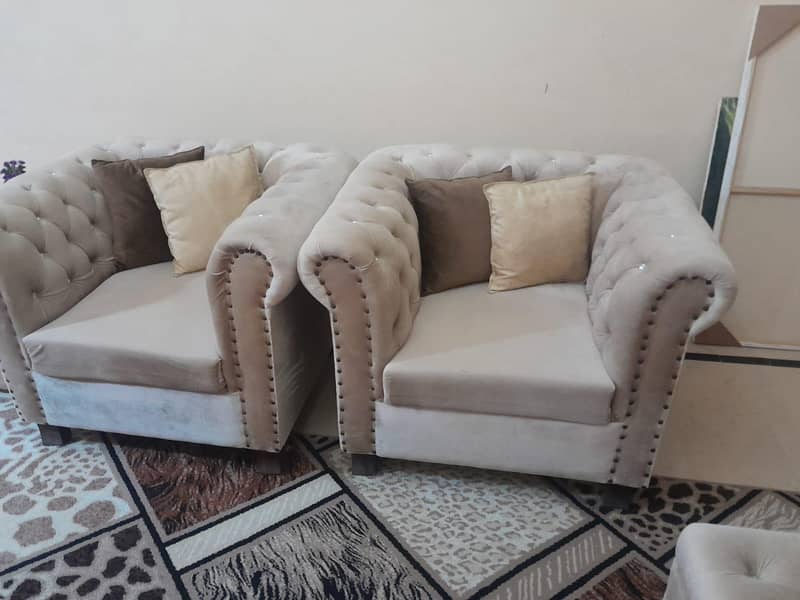 sofa set . . dining table set . . dividers setup 10