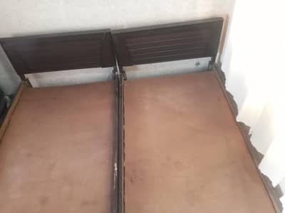single bed 2x without meters good condition