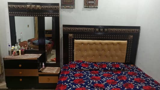 Bed, dressing and side boxes For sail urgent without matress