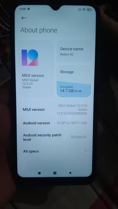 xiomie redmi 9c