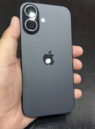 iPhone 16 | Dual PTA | Black 128 | Box | Mercantile Warranty June 2027