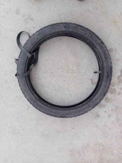cd70 rear tyre 6ply service plus tube