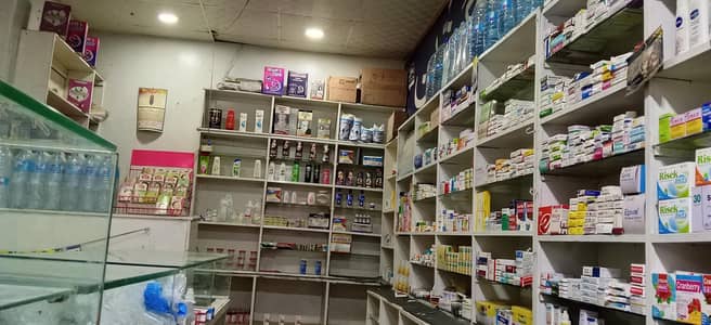 RUNNING MEDICAL STORE URGENT SALE