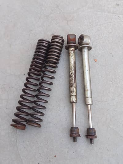 rear shock spring and pump