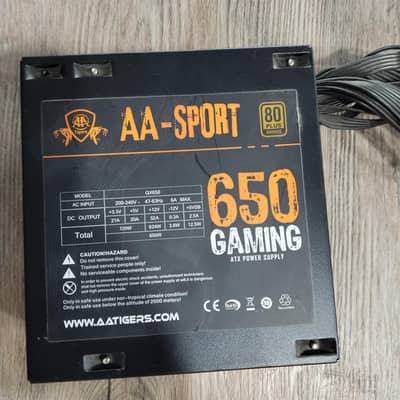 650watt 80+ Gold power supply for gaming pc