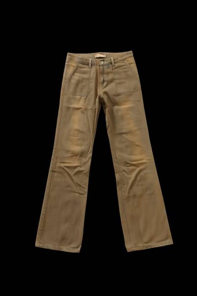 Golden-Brown Baggy jeans
