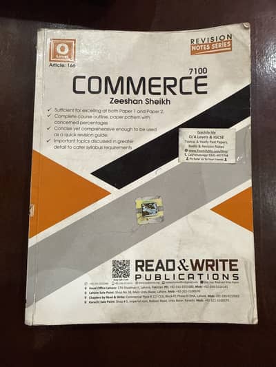 O levels commerce book