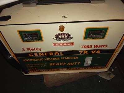 Stabilizer 7000 watts. 7K VA