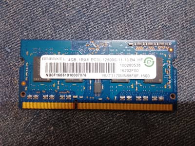 4GB DDR3L Laptop RAM 1600MHz PC3L-12800S Ramaxel Lenovo