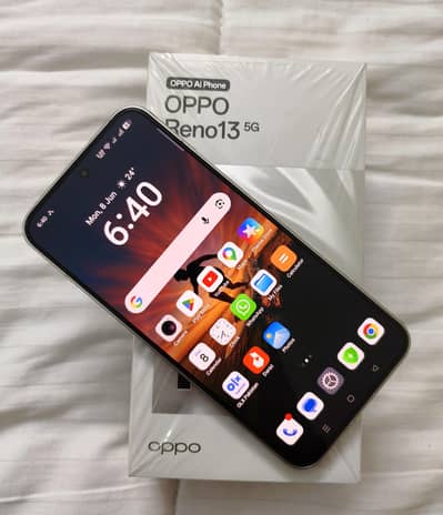OPPO Reno 13 5G, Brand New Condition, Official Warranty
