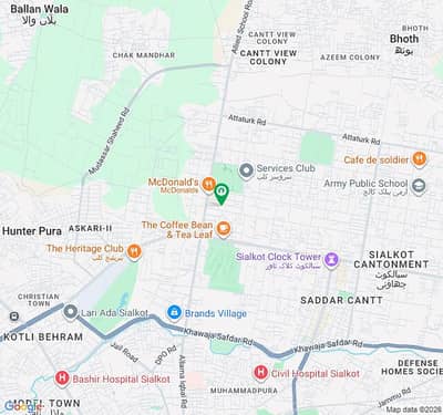 22 Marla Plot For Sale Main Quaid E Azam Road Cantt Sialkot