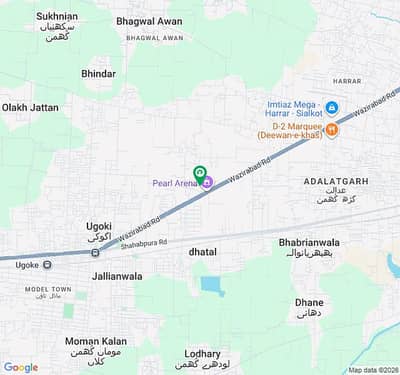 114 Marla plot For Sale Main Wazirabad Road Near Shazad Grill Ugoki Sialkot