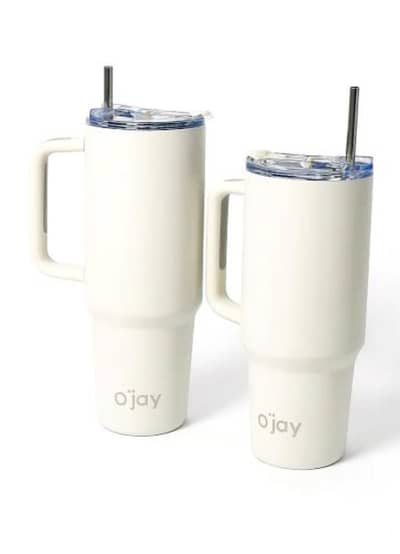 O'jay brand new matte white tumbler 50 oz
